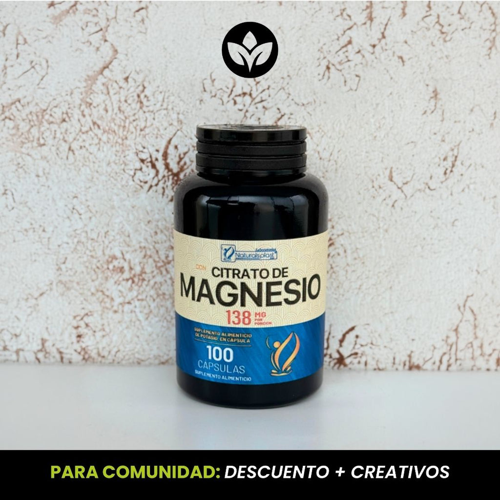 Citrato De Magnesio 100cap Salud Osea