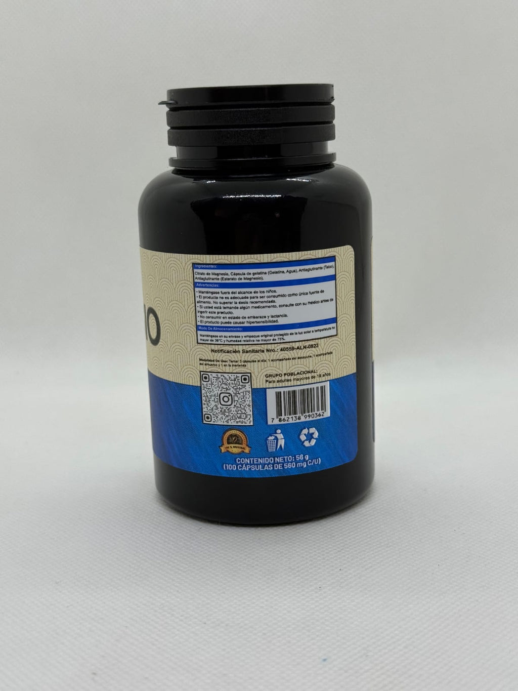 Citrato De Magnesio 100cap Salud Osea