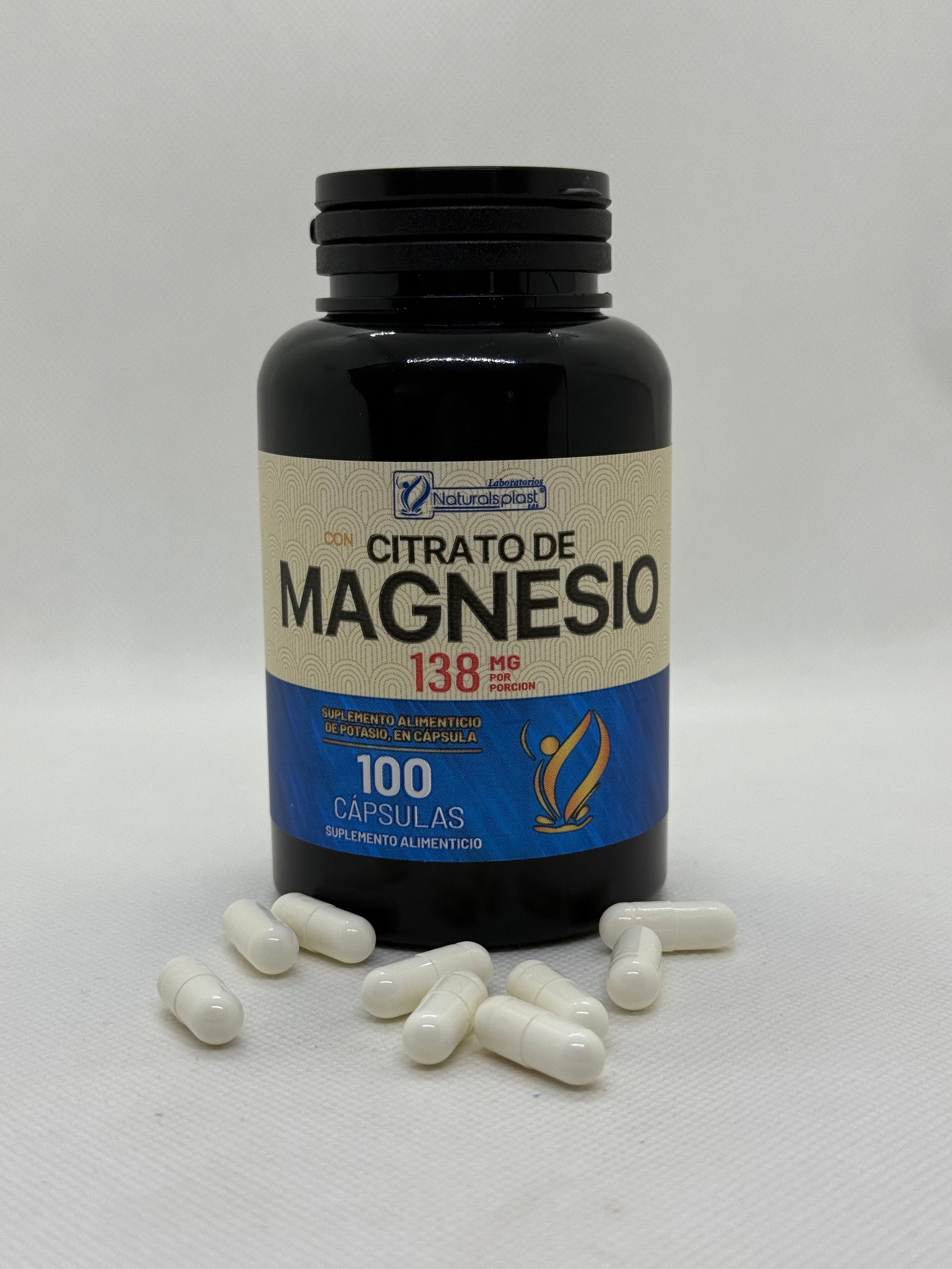 Citrato De Magnesio 100cap Salud Osea
